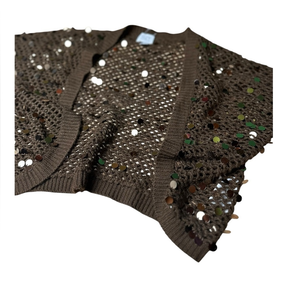 Y2K Suzy Sheer crop cardigan, medium - Picture 4 of 5